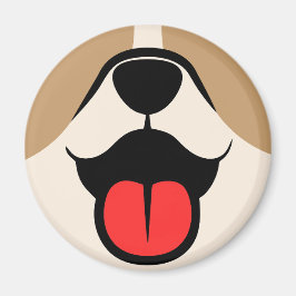 Hund Ansikte Magnet