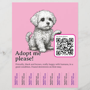 Hund antag Flyer Mall Avrivbar