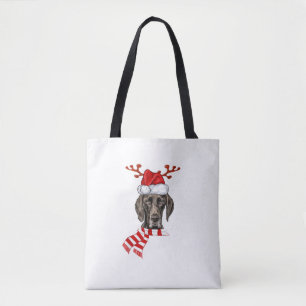 Hund Antlers Santa Chris Tygkasse