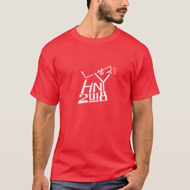 hund ÅR 2018 Tee (Framsida)