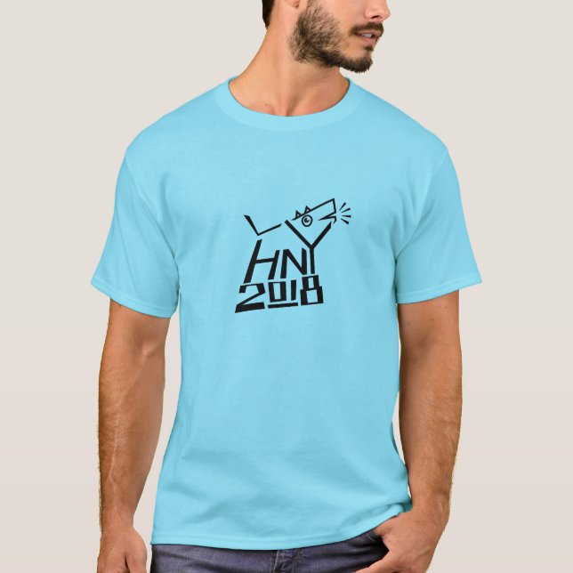 hund ÅR 2018 Tee Shirt (Framsida)