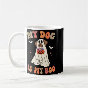 Hund är Boo Spöke Skräckinjagande Halloween Hundäl Kaffemugg