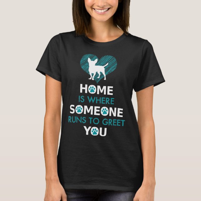 Hund är med Hund T Shirt (Framsida)