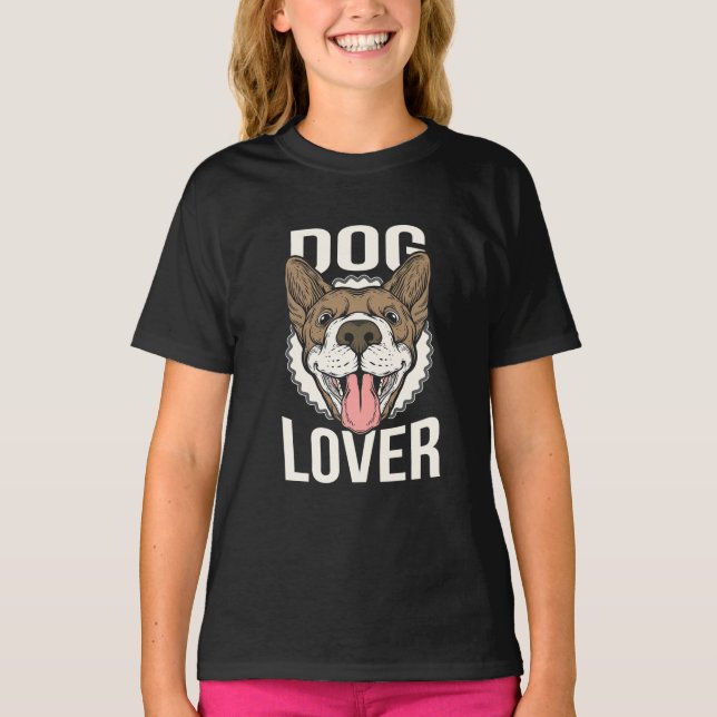 Hund är min bästa vän t shirt (Framsida)
