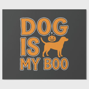 Hund är min Boo Halloween Hund Presentpapper