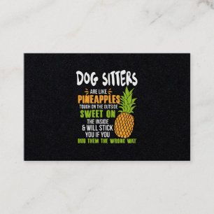 Hund är som ananas. visitkort