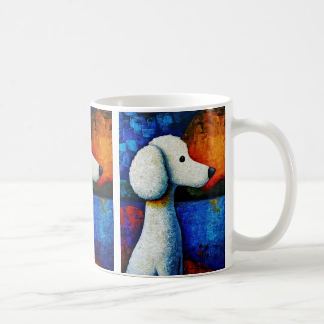 Hund art Coffee Mugg (Höger)