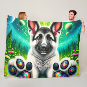 Hund Art Fleecefilt