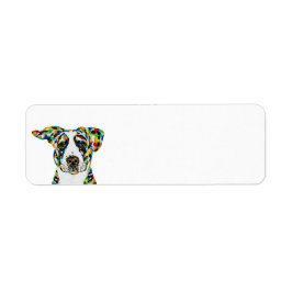 Hund Art-returadressetikett Returadress Etikett