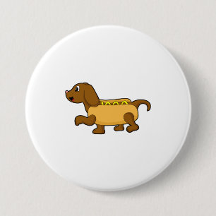 Hund as Hotdog Knapp