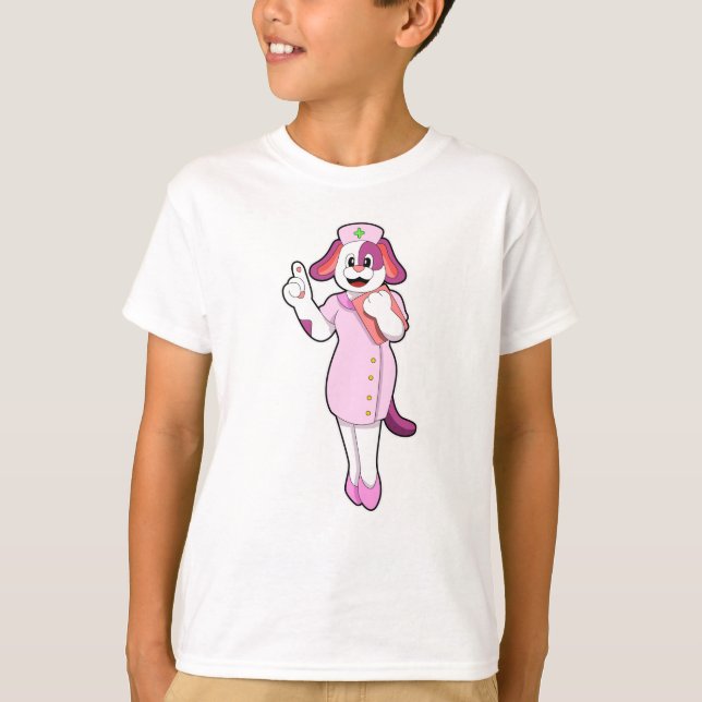 Hund as Nurse T Shirt (Framsida)