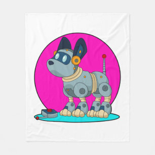 Hund as Robot Fleecefilt