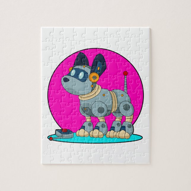 Hund as Robot Pussel (Vertikal)