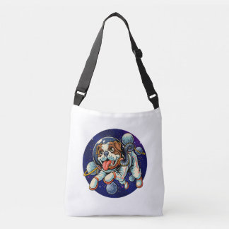 Hund astronaut, rymd-hund axelväska