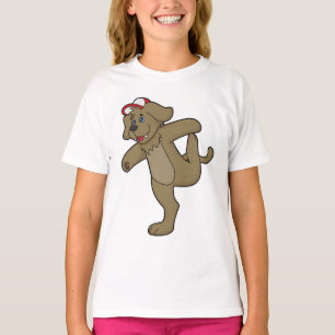 Hund at Yoga Fitness T Shirt