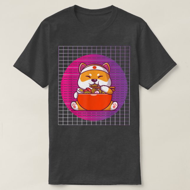 hund, ättikgummi, kawaii saker-nyanser t shirt (Design framsida)
