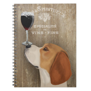 Hund Au Vin Beagle Anteckningsbok