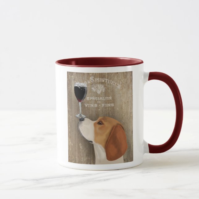 Hund Au Vin Beagle Mugg (Höger)