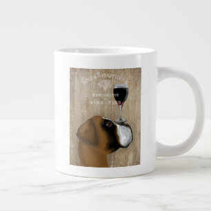 Hund Au Vin Boxer Jumbo Mugg