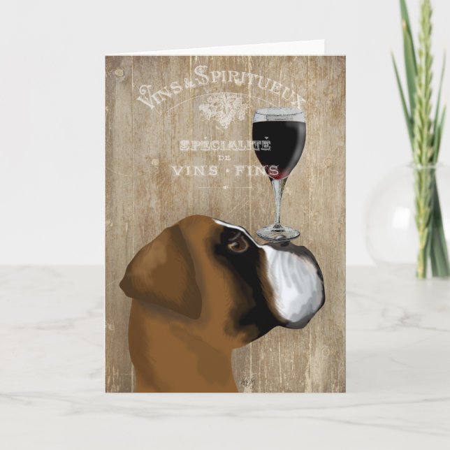 Hund Au Vin Boxer Kort (Framsida)