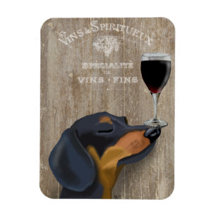 Hund Au Vin Dachshund Magnet