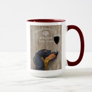Hund Au Vin Dachshund Mugg