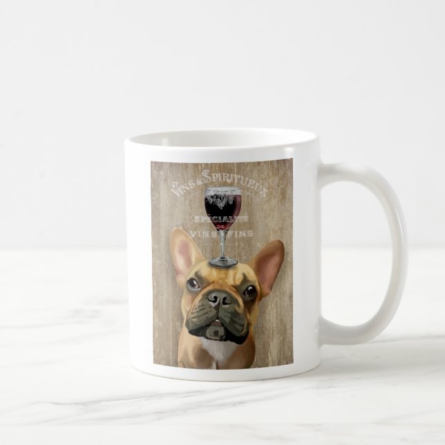 Hund Au Vin, Fransk Bulldog Kaffemugg (Höger)