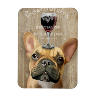 Hund Au Vin, Fransk Bulldog Magnet