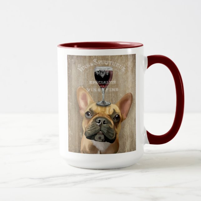 Hund Au Vin, Fransk Bulldog Mugg (Höger)