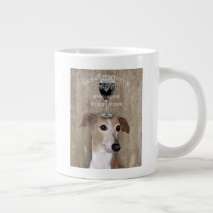 Hund Au Vin Greyhound Jumbo Mugg