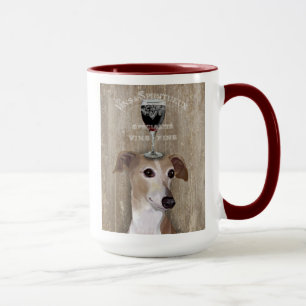 Hund Au Vin Greyhound Mugg