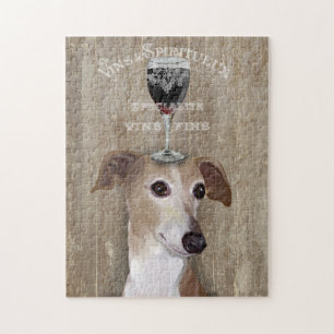 Hund Au Vin Greyhound Pussel