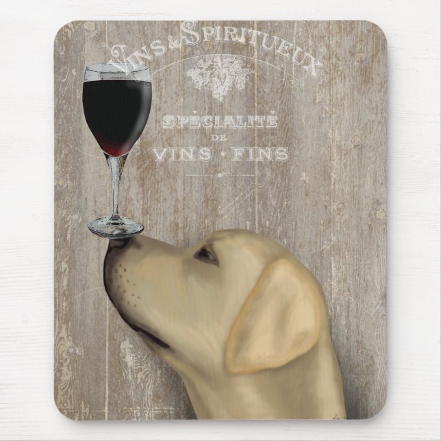 Hund Au Vin Gult Labrador Musmatta (Framsidan)