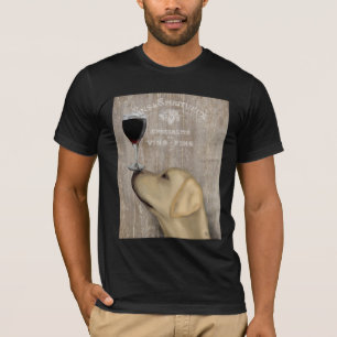 Hund Au Vin Gult Labrador T Shirt