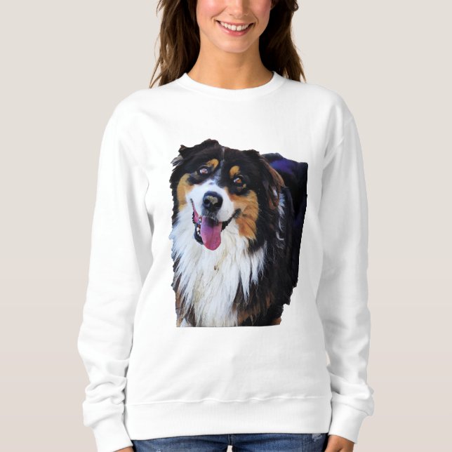 Hund Australian shepherd Hund älskare T Shirt (Framsida)