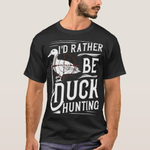 hund av anka Hunting Season-arbetarna T Shirt