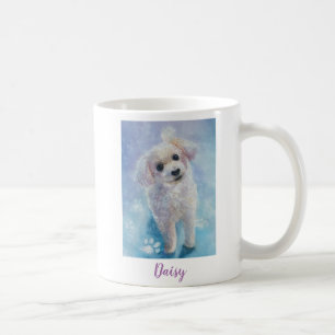 Hund av Anpassningsbar Cute Leksak Watercolor Kaffemugg