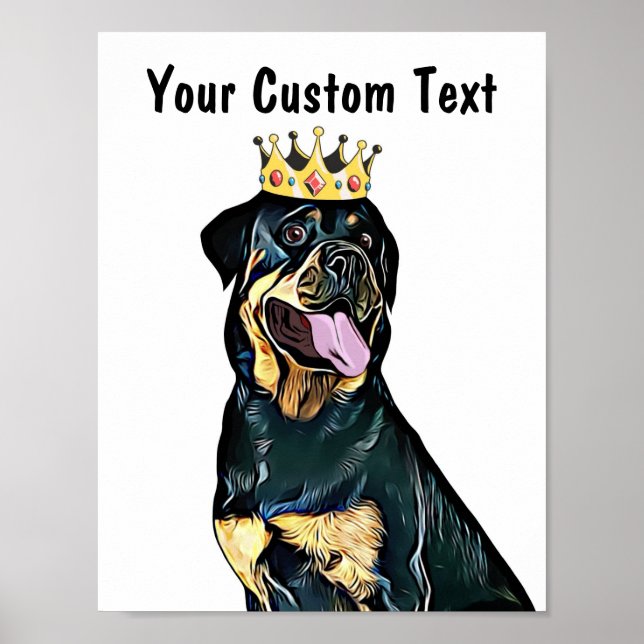 Hund av anpassningsbar | Rottweiler Poster (Framsidan)