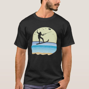 Hund av coolans aktiveringsljus för Wakeboard T Shirt