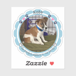 Hund av den nya marionettdockans Anpassningsbar Klistermärken