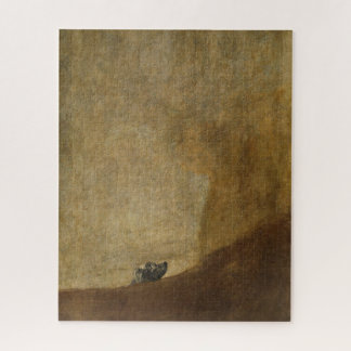Hund av Francisco Goya Pussel
