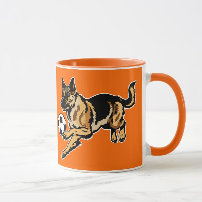 hund av groddjurshepherd mugg (Höger)