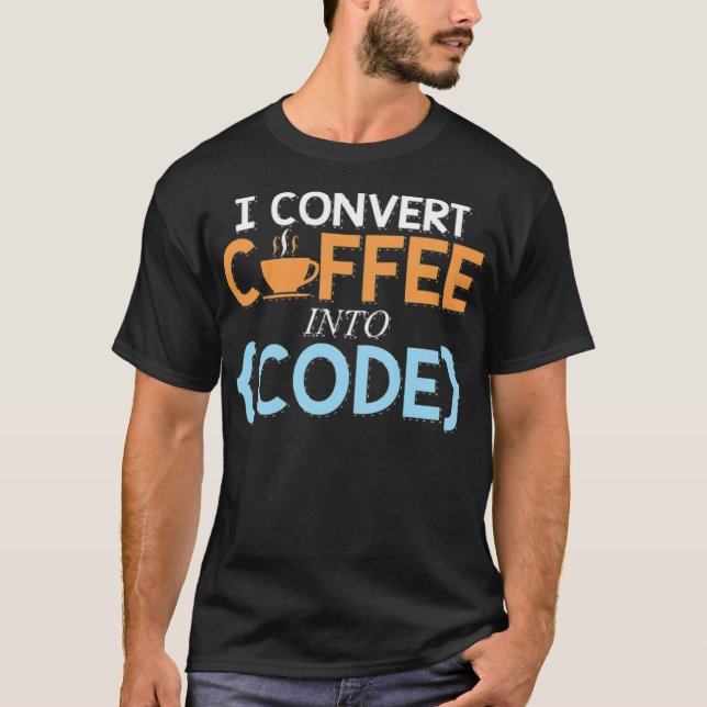 Hund av kaffearbetare t shirt (Framsida)