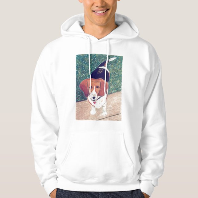 Hund av min hjärtaHoodie Munkjacka (Framsida)