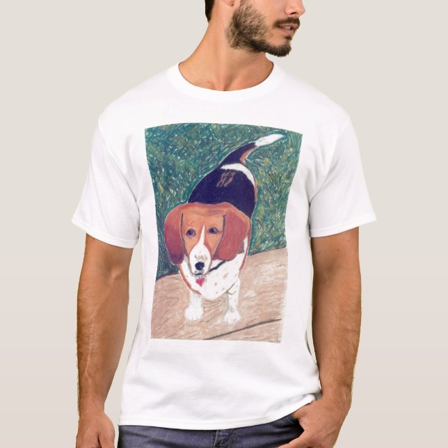 Hund av min hjärtaT-tröja T-shirt (Framsida)