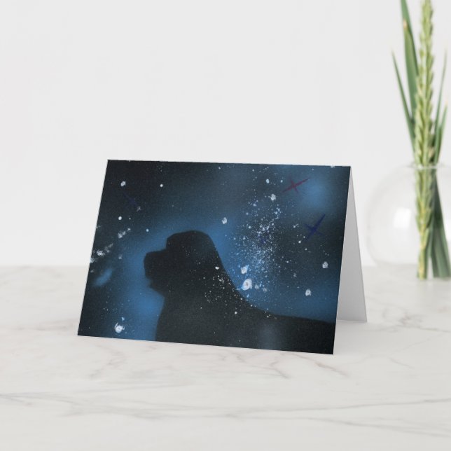 Hund av Newfoundland Kort (Framsida)