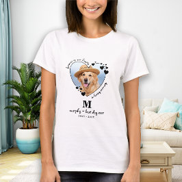 Hund av Pet Memorial Pet Loss Keepsaké, Anpassning T Shirt