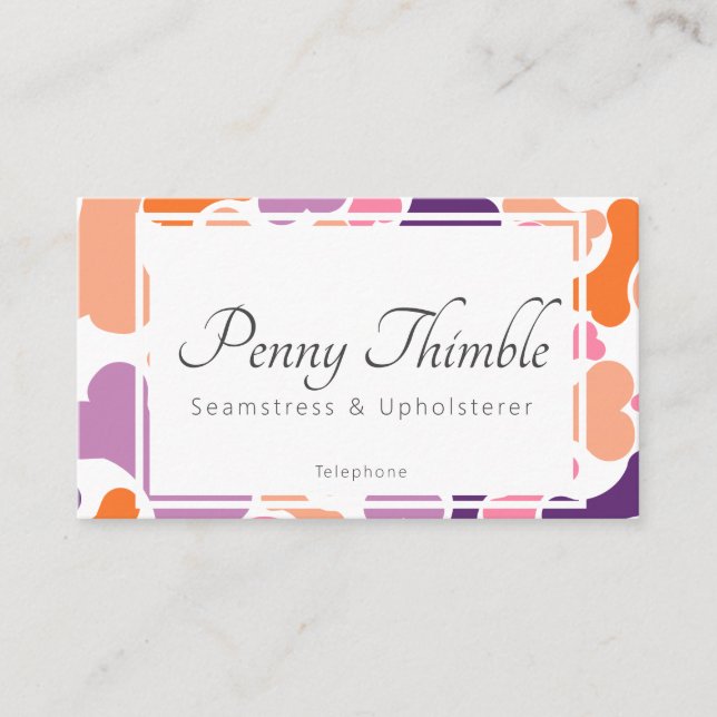 hund av sällskapsdjur med ben lojalitetskort (Framsida)