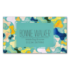 hund av sällskapsdjur med ben magnetiska visitkort