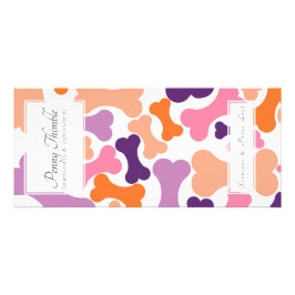 hund av sällskapsdjur reklamkort